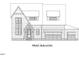 Two-story home with a front-facing garage and a covered porch at 4345 Coldwater Springs Dr, Raleigh, NC 27616