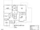 Second floor with three bedrooms and two bathrooms at 4345 Coldwater Springs Dr, Raleigh, NC 27616