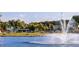 Scenic view of a park with a water fountain and playground at 160 Blue Butterfly Dr, Angier, NC 27501