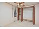 Bedroom with built-in shelving and a large closet at 124 Jack Bennett Rd, Chapel Hill, NC 27517
