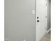 Unfinished basement with a door leading to the outside at 509 Keith St, Knightdale, NC 27545