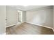 Spacious bedroom with hardwood floors and ample closet space at 509 Keith St, Knightdale, NC 27545