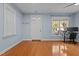 Foyer with hardwood floors, coat rack, and view of porch at 4617 All Points View Way, Raleigh, NC 27614