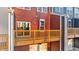 Rear view of townhouses with decks at 121 Pearl St # 4, Garner, NC 27529
