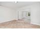 Open concept living area with tile floors at 4505 Laymans Chapel Rd, Durham, NC 27704