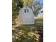 Detached barn style workshop in backyard at 465 N Dunn St, Angier, NC 27501