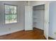 Bright bedroom with spacious closet and hardwood floors at 1009 Athens Drive Dr, Raleigh, NC 27606