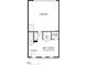 Lower floor plan showing garage, rec room, and storage at 1508 Village Hall Ln, Wake Forest, NC 27587