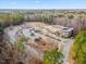 Aerial view of community center and parking at 4700 River Boat Landing Ct, Raleigh, NC 27604