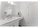 Modern bathroom with a large vanity and a sleek design at 10529 Pleasant Branch Dr # 201, Raleigh, NC 27614