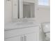 Modern bathroom featuring a vanity with quartz countertop at 1680 Abberly Pl, Graham, NC 27253