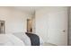 Cozy bedroom with a queen-size bed and large closet at 171 Calebs Corner Pl, Spring Lake, NC 28390