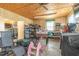 Finished basement with recreational space and storage at 404 Glenwood Ave, Burlington, NC 27215