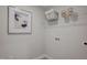 Laundry room with shelving and space for washer/dryer at 4115 Bryson Dr # 101, Durham, NC 27703