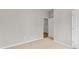 Simple bedroom with neutral wall colors and carpet flooring at 425 Ashley Run, Sanford, NC 27330