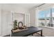 Spacious home office with a window and an open doorway at 6433 Alfalfa Ln, Wake Forest, NC 27587