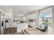 Modern kitchen boasts ample cabinet space and granite countertops at 6433 Alfalfa Ln, Wake Forest, NC 27587
