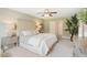 Spacious main bedroom with neutral decor and ample closet space at 6437 Alfalfa Ln, Wake Forest, NC 27587