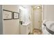 Bright bathroom featuring a vanity, toilet and shower at 127 Blair Grove Ct, Burlington, NC 27215