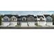 Five-unit townhome development showcasing modern design and attached garages at 132 Malbec Dr, Chapel Hill, NC 27516