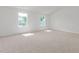 Large bedroom with two windows and vaulted ceiling at 198 Blair Grove Ct, Burlington, NC 27215