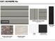 Exterior elevation showing flagstone, brick, and gray siding options at 280 Umstead St, Sanford, NC 27330