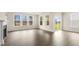 Bright and airy living area with a fireplace and access to a patio at 280 Umstead St, Sanford, NC 27330
