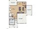 First floor plan shows kitchen, Gathering room, and 2 car garage at 8740 Maxine St # 7 Selma, Willow Springs, NC 27592