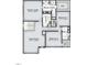 Second floor plan features owner's suite, game room, and 2 bedrooms at 8740 Maxine St # 7 Selma, Willow Springs, NC 27592