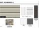 Exterior finishes: Sand siding, white trim, gray shutters at 13 Sweet Meadow Rd, Angier, NC 27501