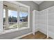 Bright home office featuring built in shelving and a window view at 154 Leatherwood Ln, Chapel Hill, NC 27517