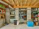 Unfinished basement with storage and open space at 515 Hocutt Farm Dr, Clayton, NC 27527