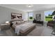 Spacious bedroom with large windows and neutral decor at 8749 Maxine St # 11 Holly, Willow Springs, NC 27592
