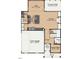 Main floor plan showcasing kitchen, Gathering room, and two-car garage at 8749 Maxine St # 11 Holly, Willow Springs, NC 27592