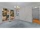 Dining room with hardwood floors and large windows at 2438 Springview Trl, Chapel Hill, NC 27514