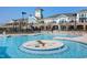 Resort-style pool with a clubhouse in the background at 303 Rosedale Creek Dr, Durham, NC 27703