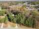 Aerial view showing house and surrounding neighborhood at 318 Rawls Church Rd, Angier, NC 27501
