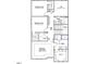 Second floor plan featuring primary bedroom and two additional bedrooms at 744 Georgia'S Landing Pkwy # 5, Raleigh, NC 27603