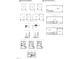 Various first and second-floor plans, including options for covered porches, sunrooms, and bonus rooms at 102 Arundel Dr, Archer Lodge, NC 27527