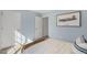 Bright bedroom with double doors and a window at 2010 Fletchers Ridge Dr, Durham, NC 27703
