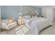 Bedroom with large bed, chair, and window at 2010 Fletchers Ridge Dr, Durham, NC 27703