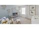 Bedroom with crib, chair, and changing table at 2010 Fletchers Ridge Dr, Durham, NC 27703