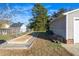 Landscaped backyard with raised garden beds at 502 Lemontree Ct, Graham, NC 27253