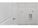 Bright laundry room with washer and dryer hookups at 7549 Michelle Rd, Rocky Mount, NC 27803