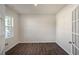 Bright office with hardwood floors and french doors at 7622 Michelle Rd, Rocky Mount, NC 27803