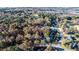 Aerial view of house and surrounding neighborhood, showcasing the property's location and landscape at 903 Birkdale Dr, Clayton, NC 27527