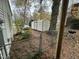 Backyard with shed, chain link fence, and grill at 1011 Bellvue St, Burlington, NC 27217