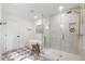 Spa-like bathroom with soaking tub and walk-in shower at 2703 Augusta Dr, Durham, NC 27707