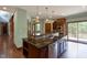 Island kitchen with stainless steel appliances at 3240 Hillcastle Trl, Chapel Hill, NC 27516
