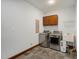 Laundry room featuring stainless steel washer and dryer at 3240 Hillcastle Trl, Chapel Hill, NC 27516